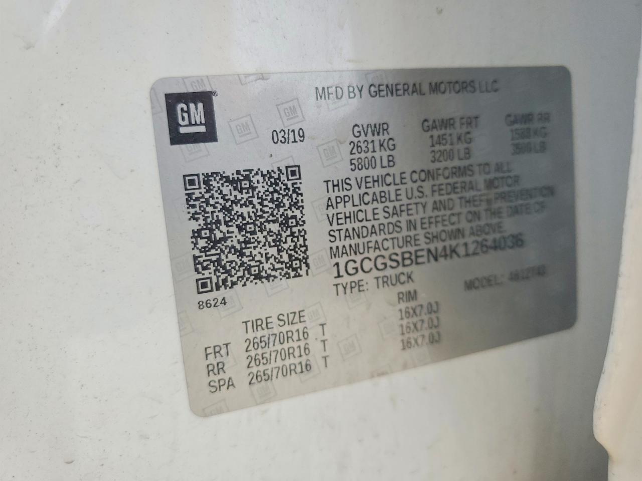 2019 Chevrolet Colorado