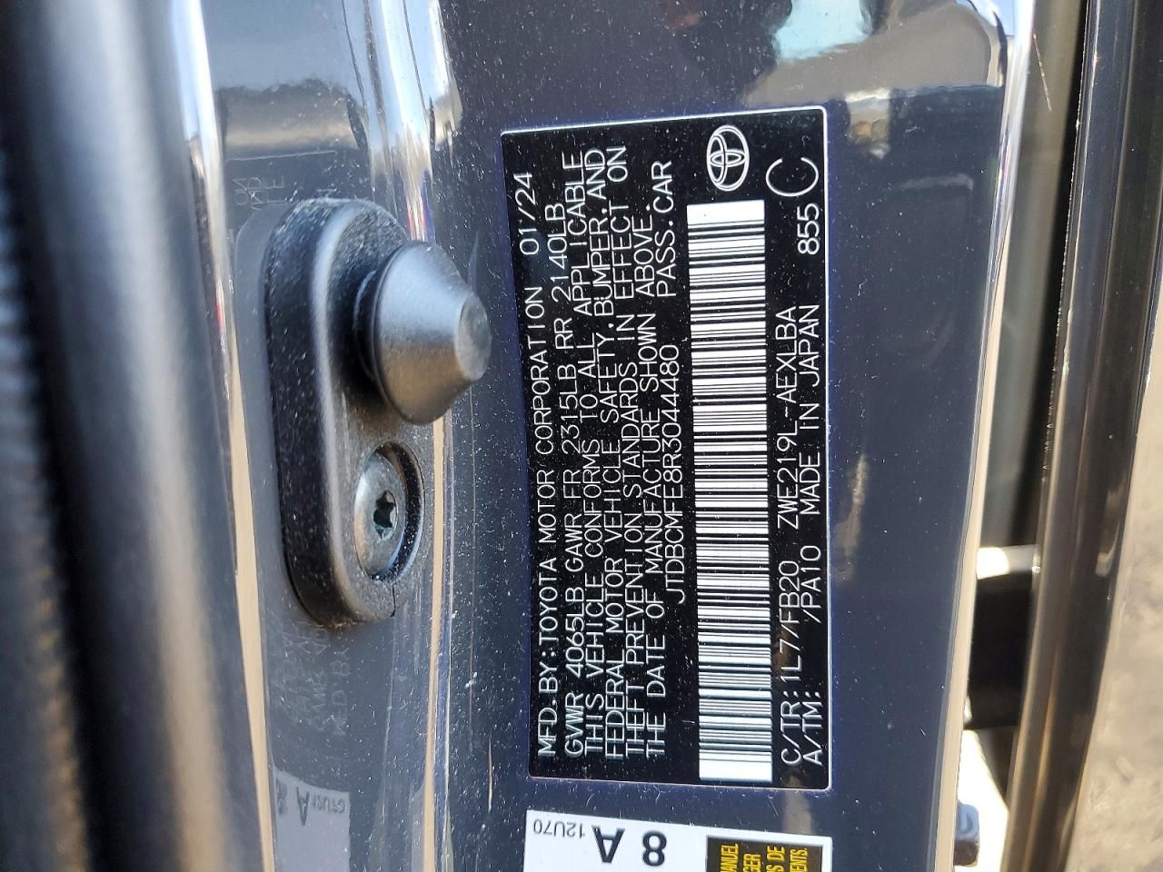 2024 Toyota Corolla le