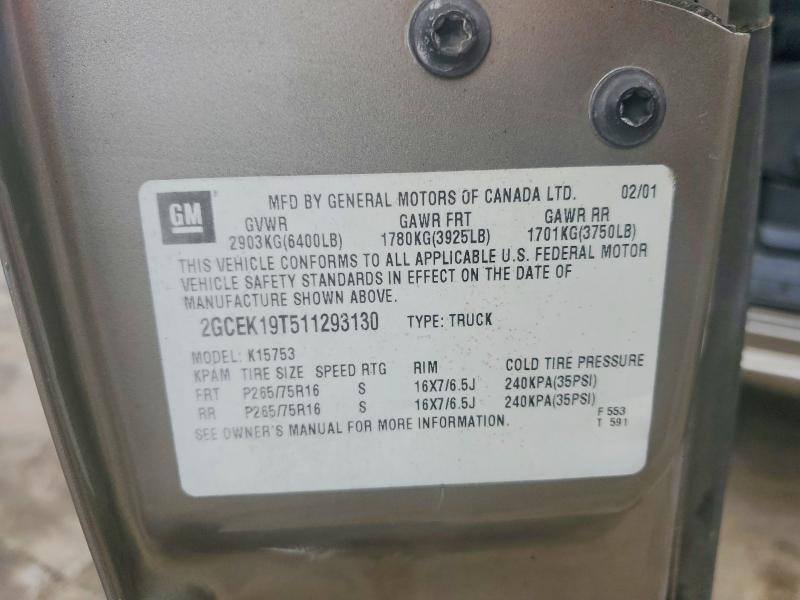2001 GMC New Sierra C1500
