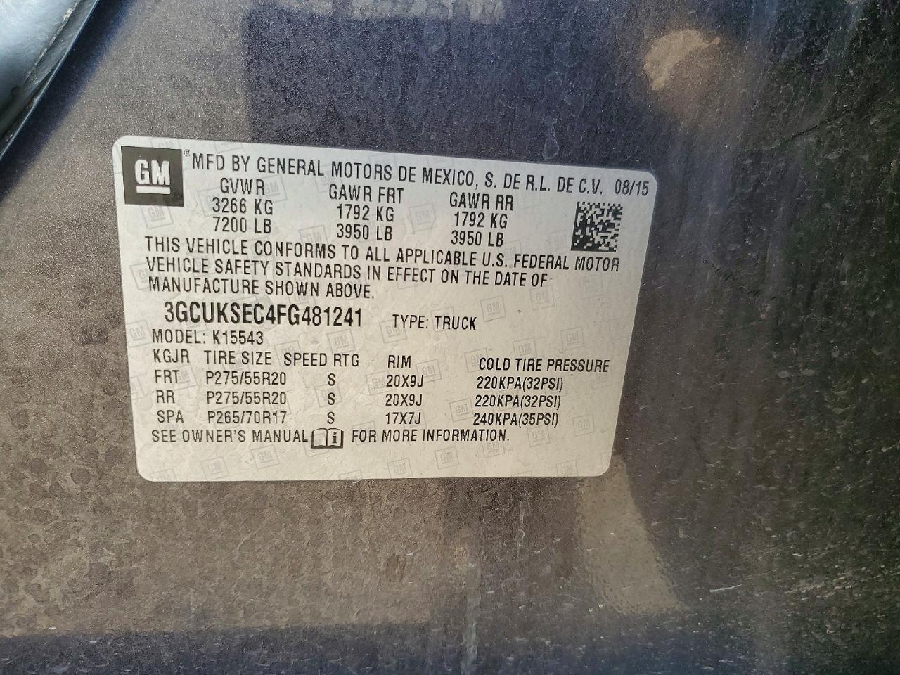 2015 Chevrolet Silverado K1500 LTZ