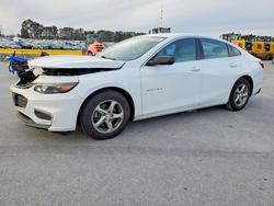 Salvage cars for sale from Copart Dunn, NC: 2017 Chevrolet Malibu ls