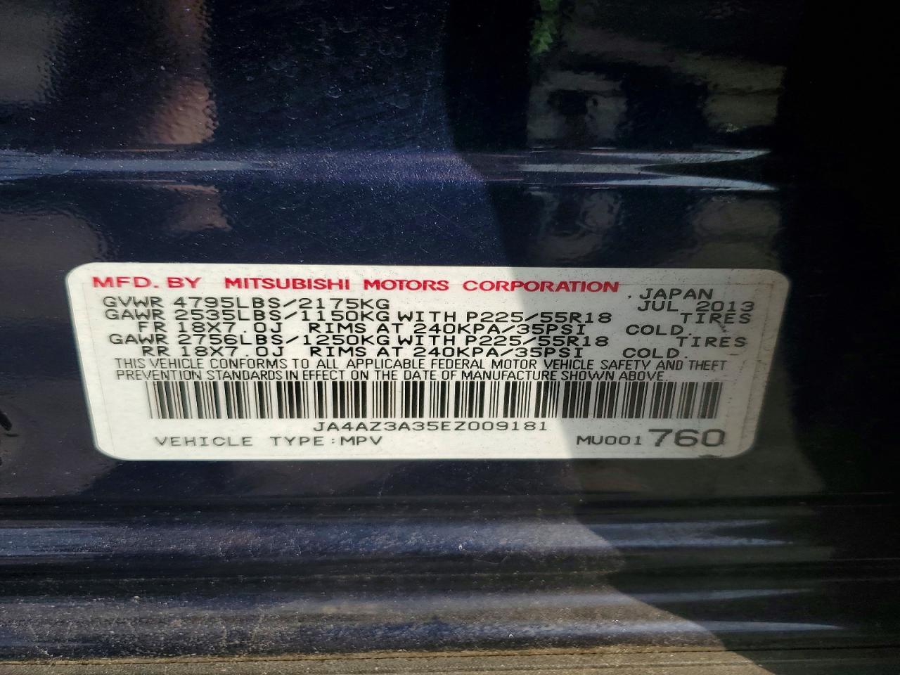 2014 Mitsubishi Outlander se