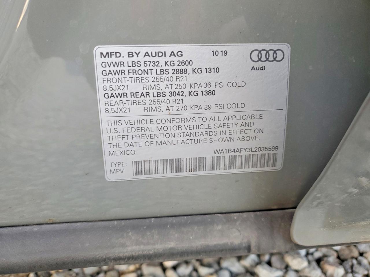 2020 Audi SQ5 Premium Plus