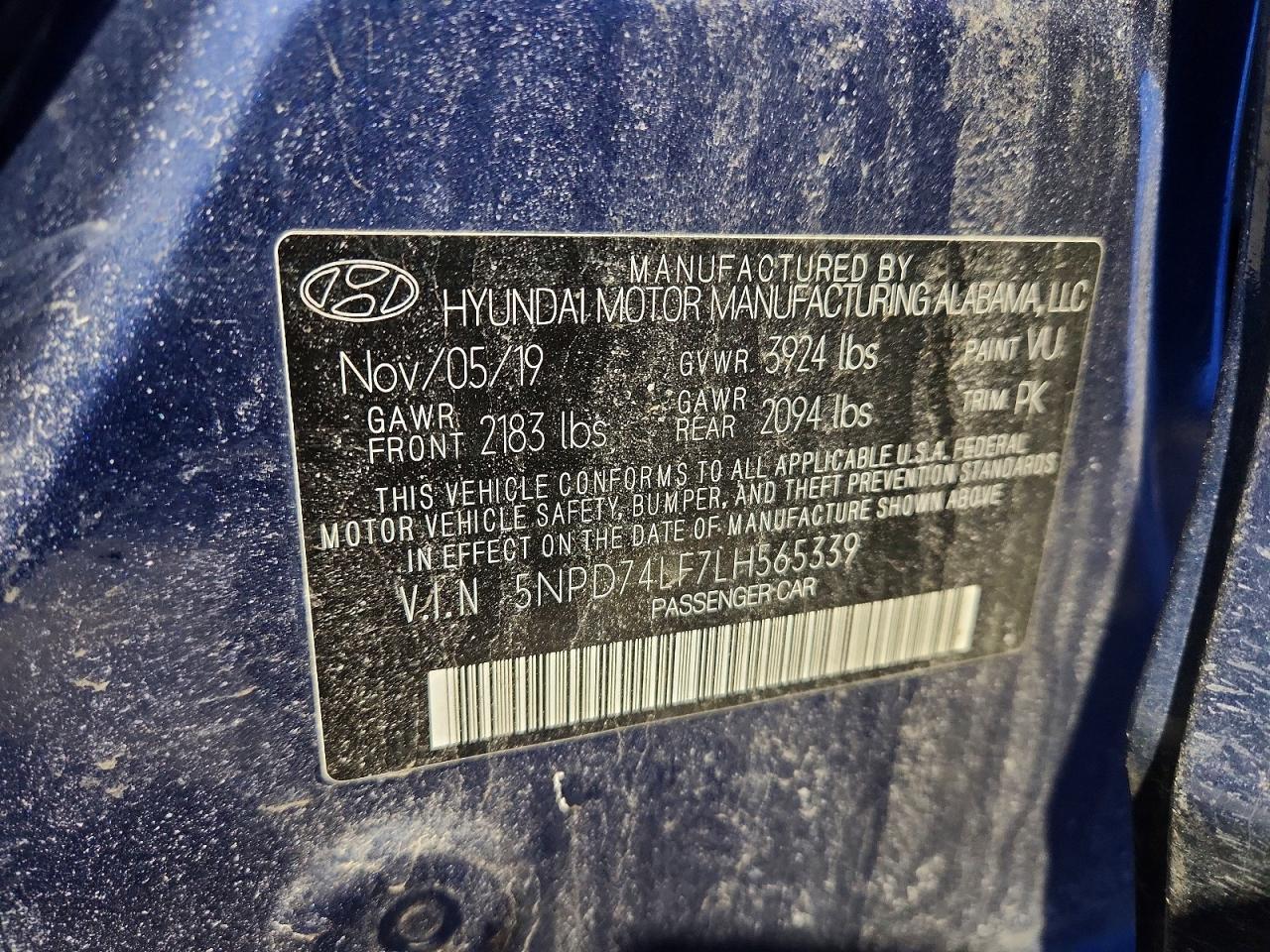 2020 Hyundai Elantra se