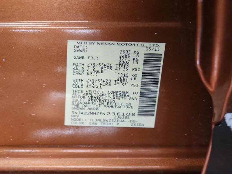 2015 Nissan Murano s