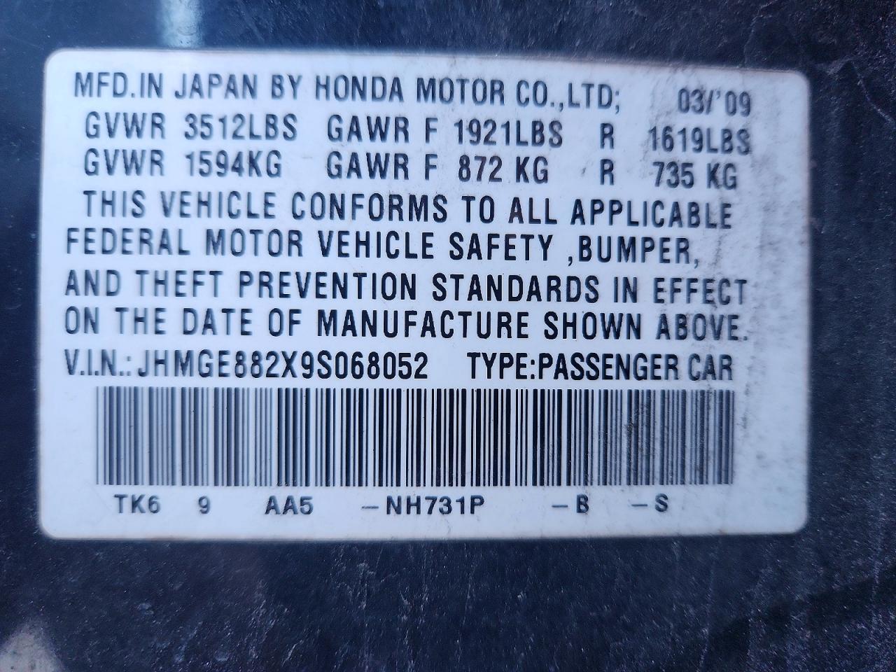 2009 Honda FIT