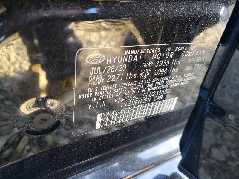 2020 Hyundai Ioniq Blue