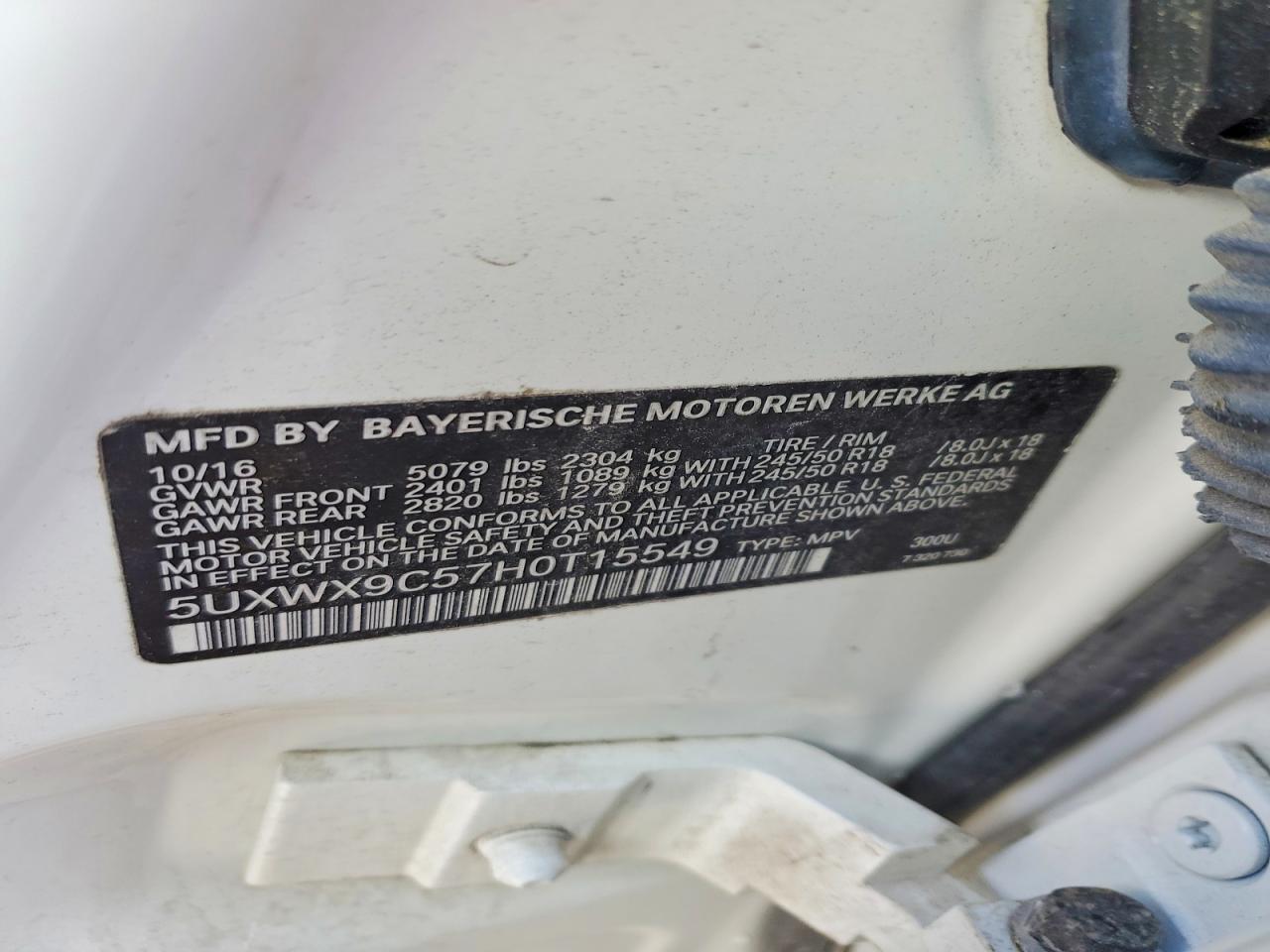 2017 BMW X3 Xdrive28i