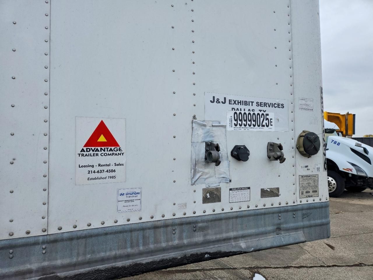 2018 Hyundai Translead V12530152-AJS DRY Van Trailer