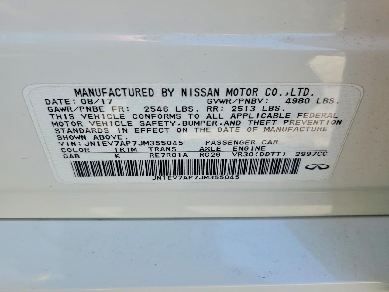 2018 Infiniti Q50 Luxe