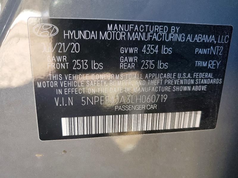 2020 Hyundai Sonata sel