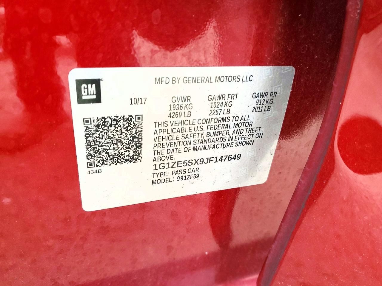 2018 Chevrolet Malibu Premier