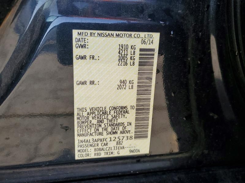 2015 Nissan Altima 2.5