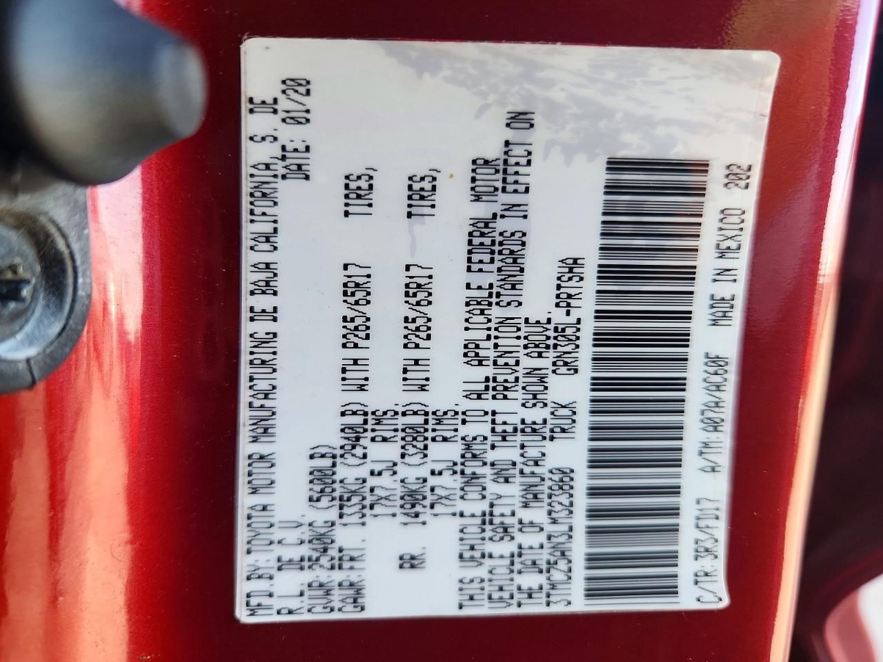 2020 Toyota Tacoma Double cab