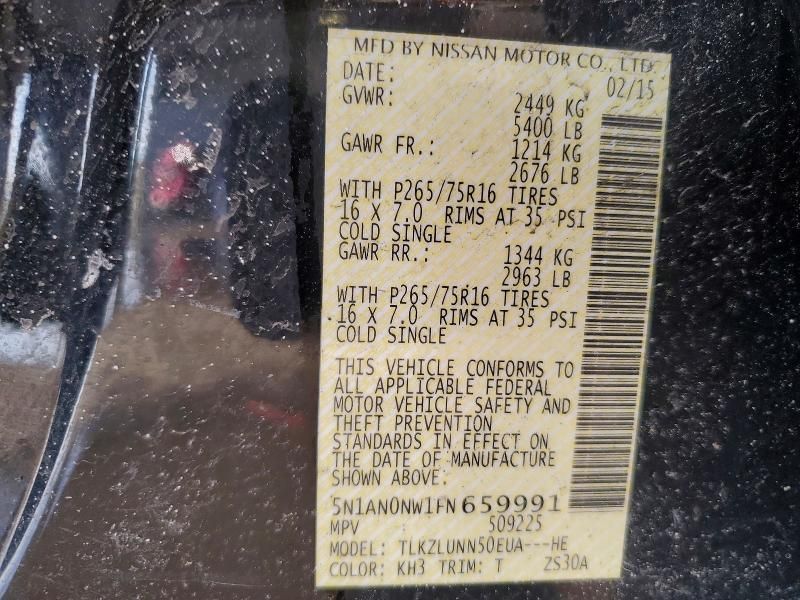 2015 Nissan Xterra x