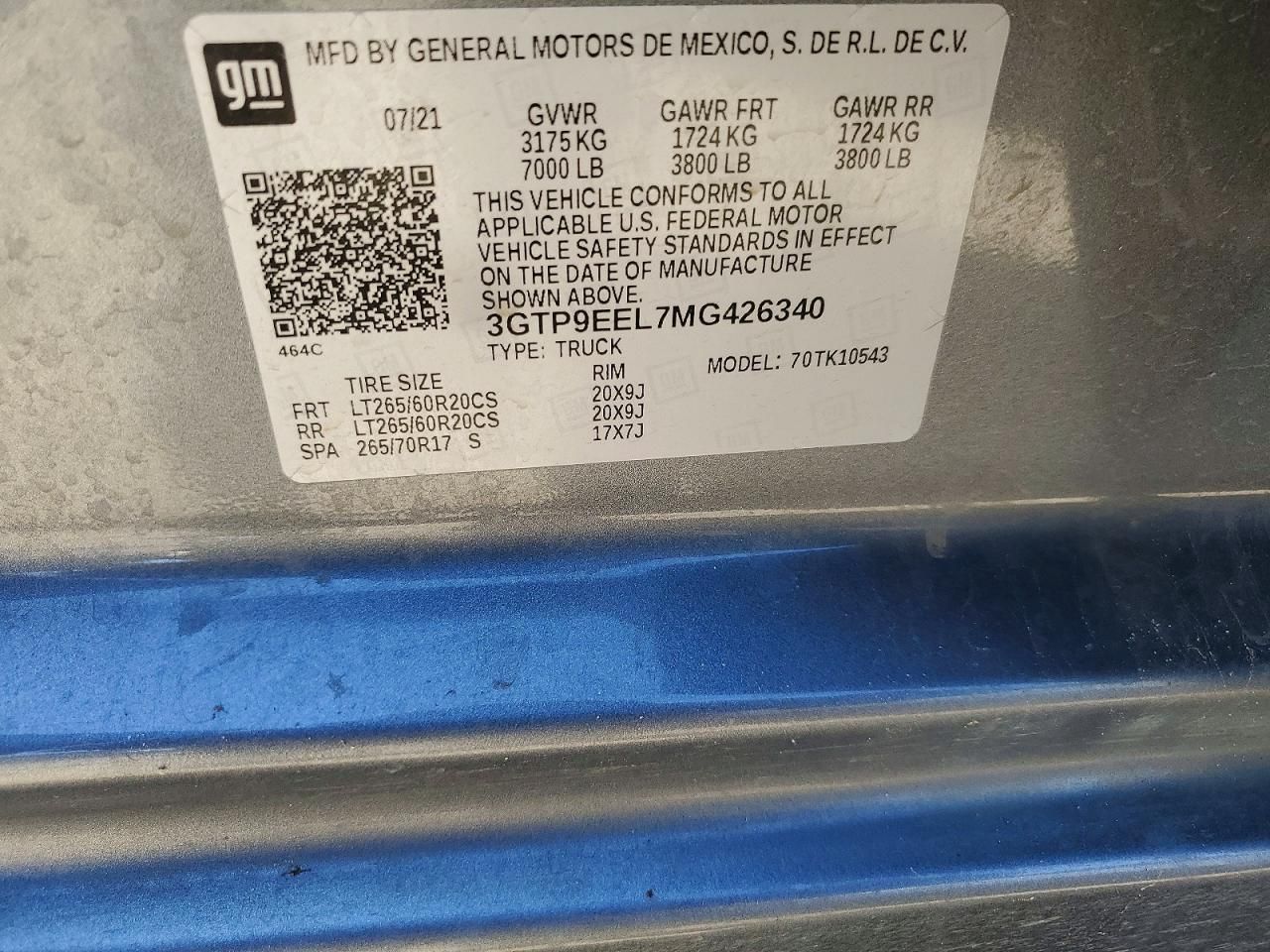 2021 GMC Sierra K1500 AT4