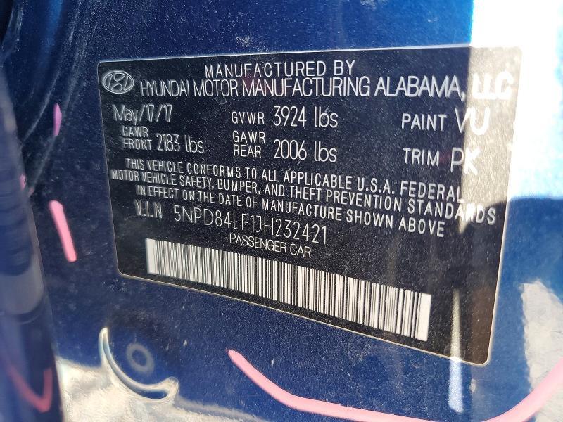 2018 Hyundai Elantra sel