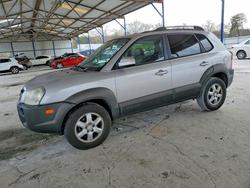 Salvage cars for sale from Copart Cartersville, GA: 2005 Hyundai Tucson gls
