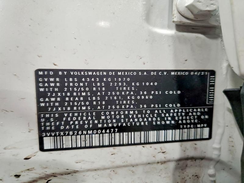 2022 Volkswagen Taos se