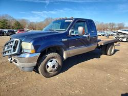 Salvage trucks for sale at Conway, AR auction: 2004 Ford F350 Super Duty Flatbed Truck