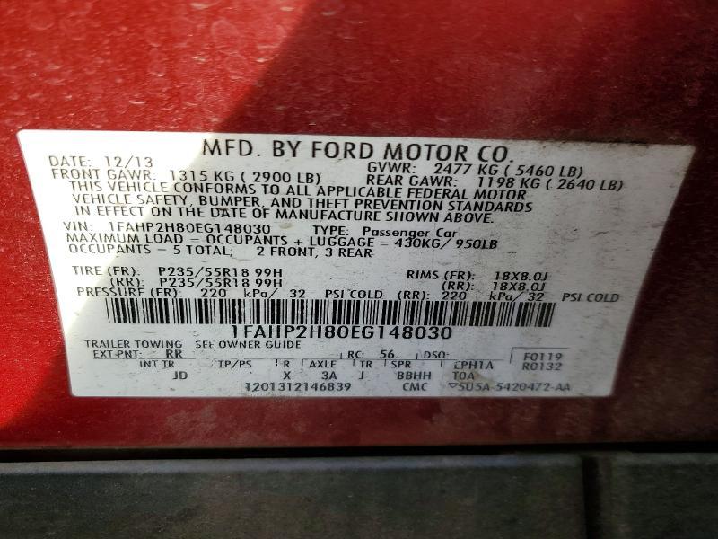 2014 Ford Taurus sel