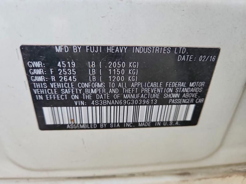 2016 Subaru Legacy 2.5i Limited