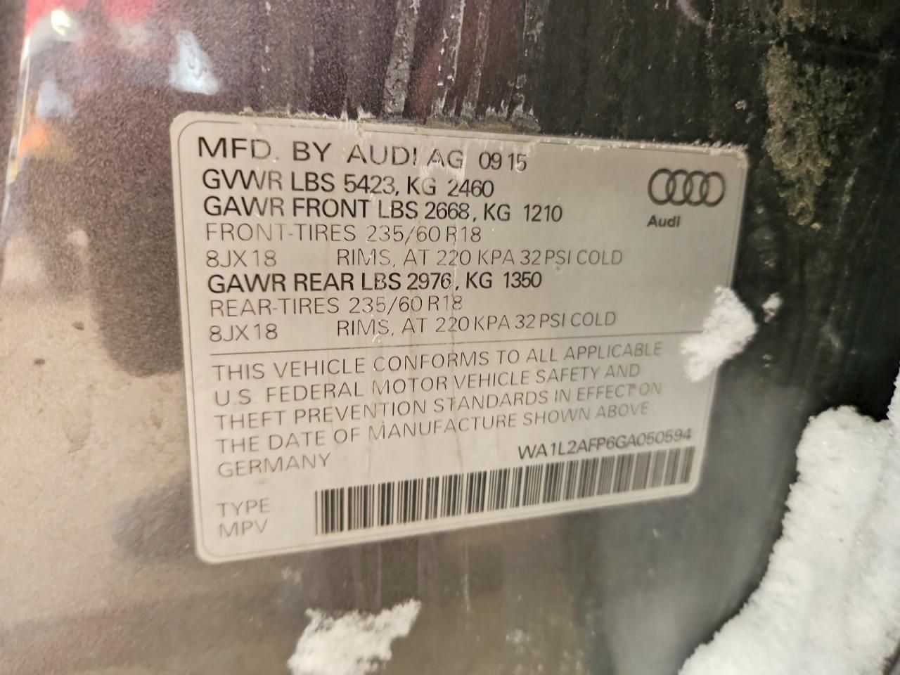 2016 Audi Q5 Premium Plus