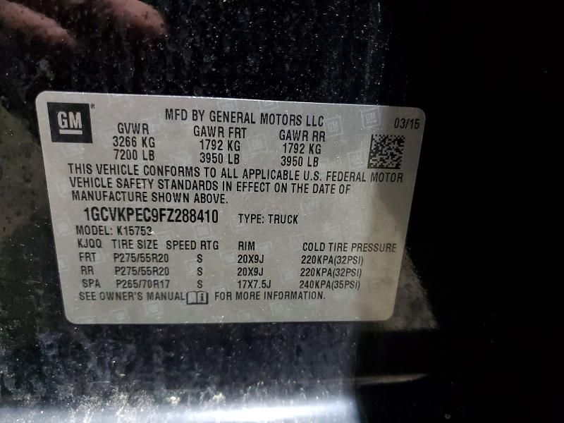 2015 Chevrolet Silverado K1500