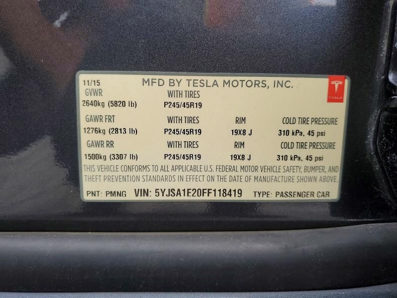 2015 Tesla Model s