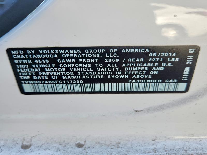 2014 Volkswagen Passat se