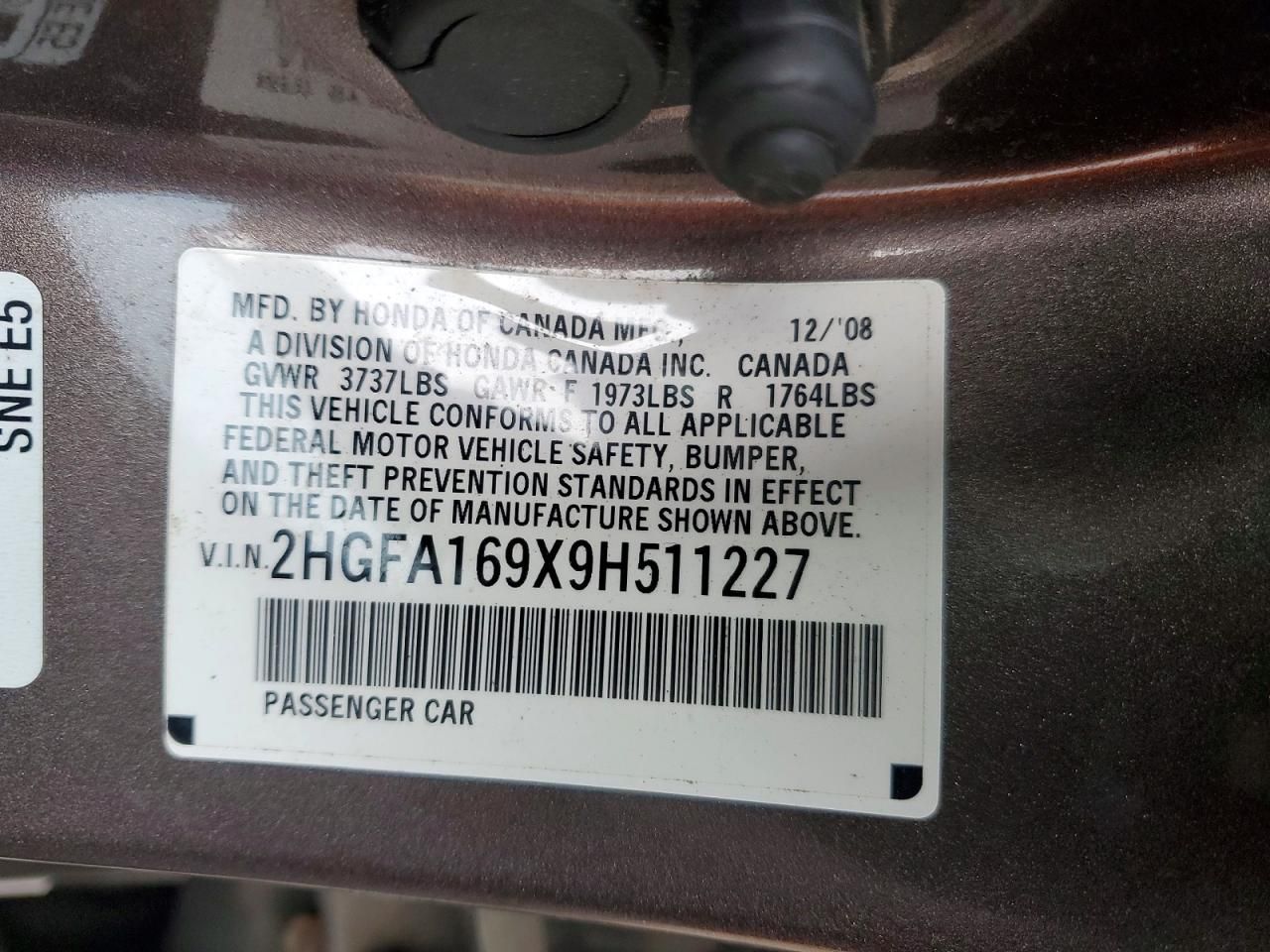 2009 Honda Civic exl