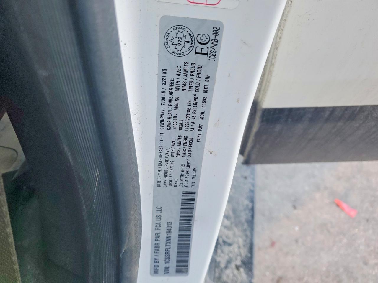 2022 Dodge Ram 1500 Rebel