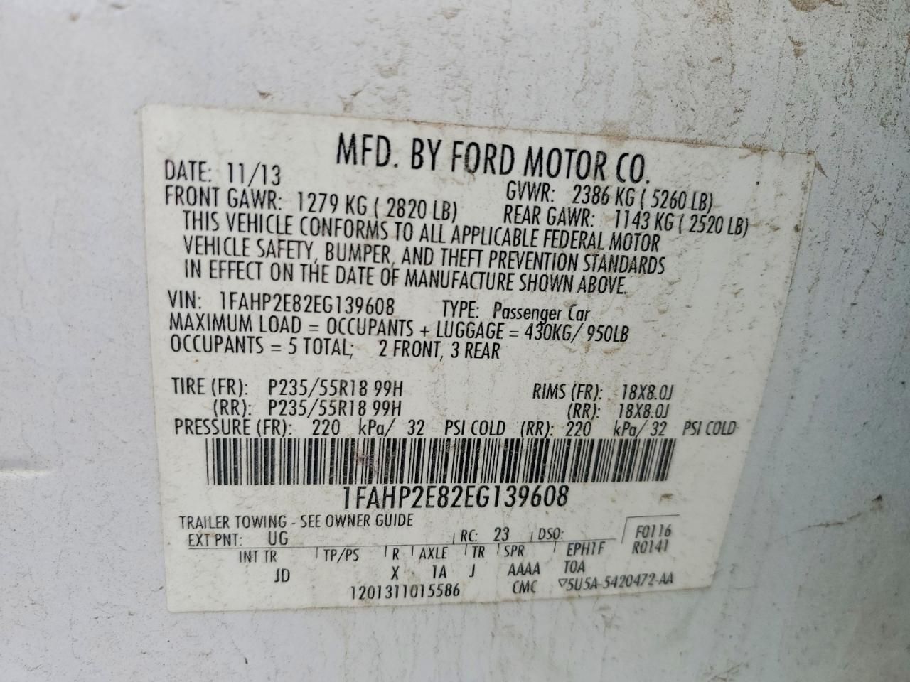 2014 Ford Taurus sel