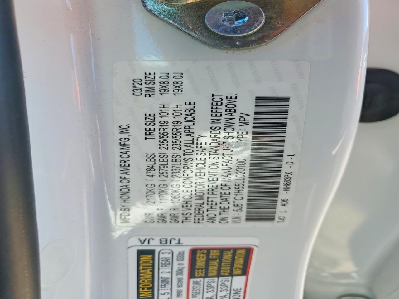 2020 Acura Rdx Technology