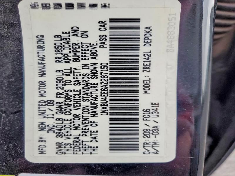 2010 Toyota Corolla Base