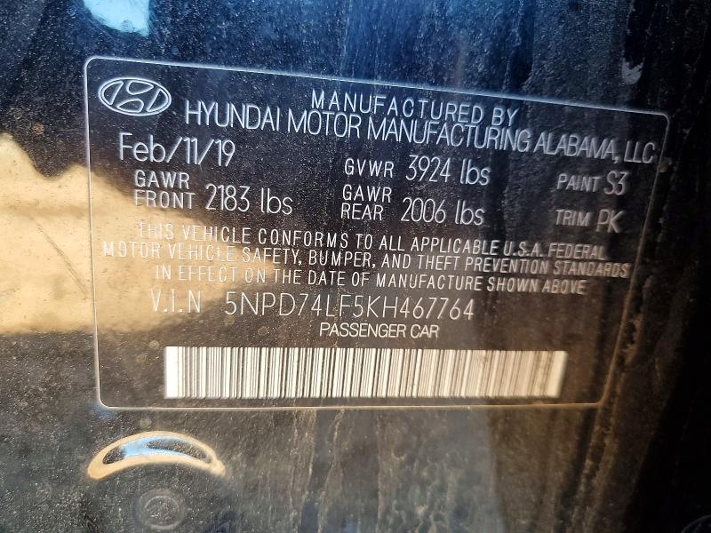 2019 Hyundai Elantra se