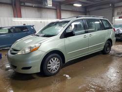 Salvage cars for sale from Copart Elgin, IL: 2007 Toyota Sienna ce