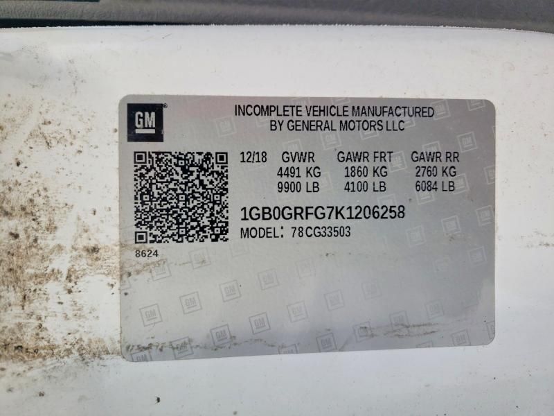 2019 Chevrolet Express Delivery van