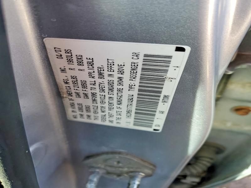 2007 Honda Accord Value