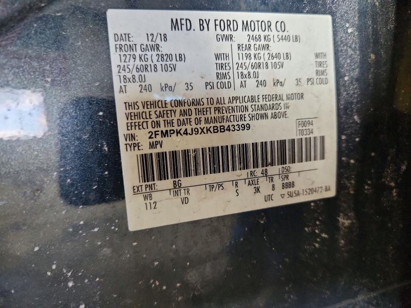 2019 Ford Edge sel