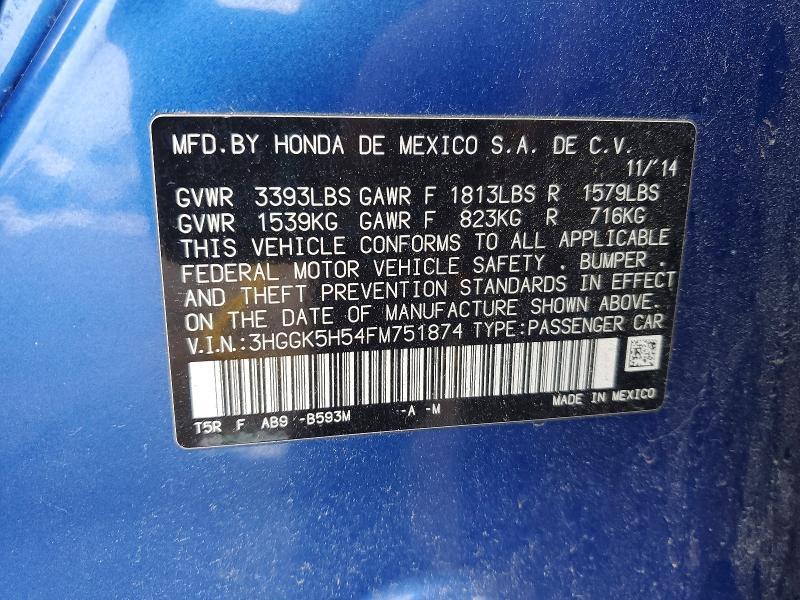 2015 Honda Fit lx