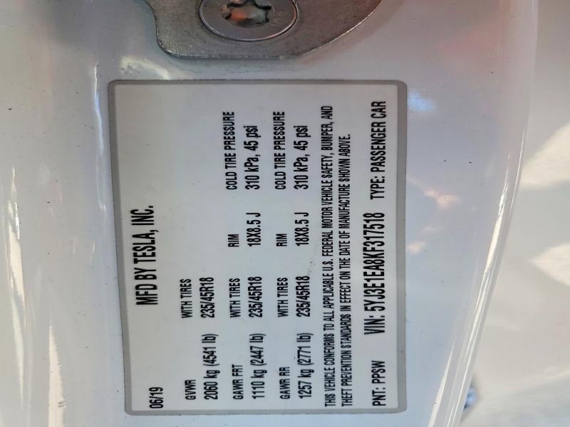 2019 Tesla Model 3