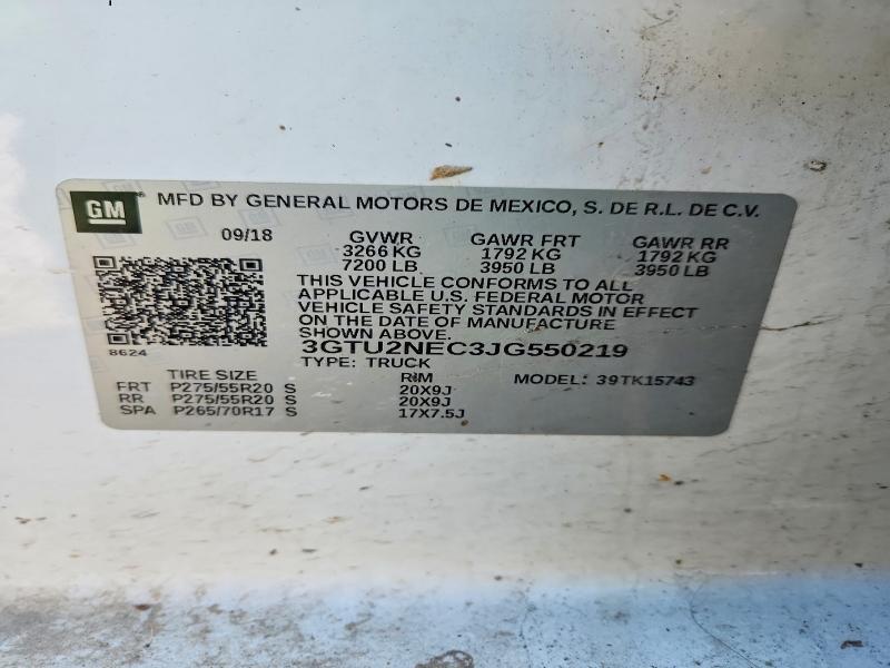 2018 GMC Sierra K1500 slt