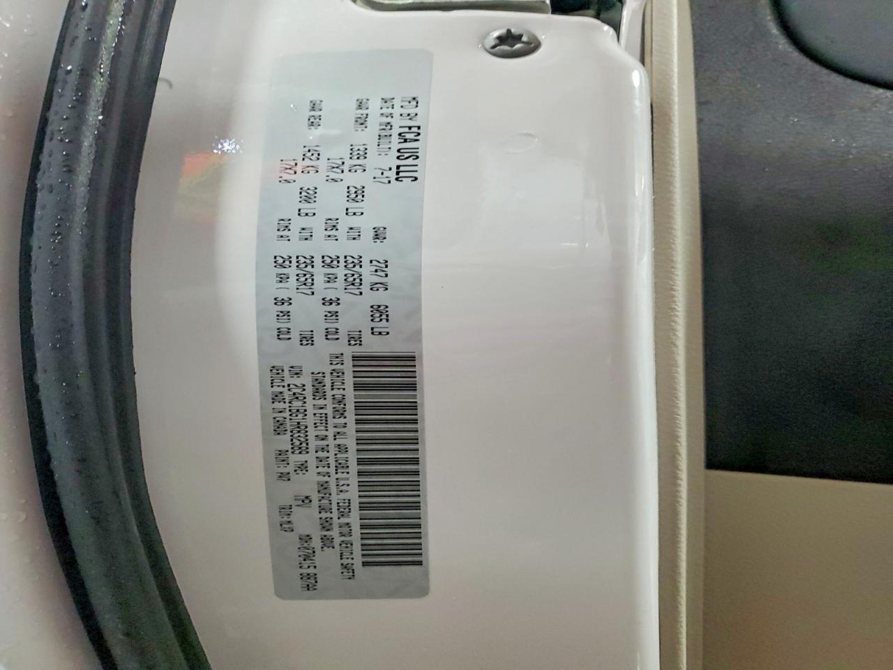 2017 Chrysler Pacifica Touring l