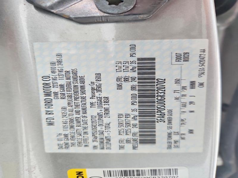 2016 Ford Fusion Titanium Phev