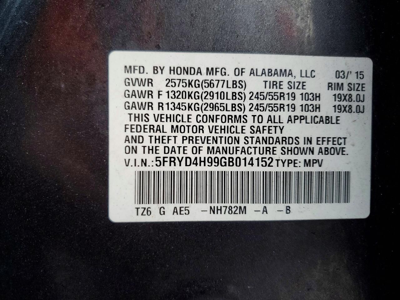 2016 Acura Mdx Advance