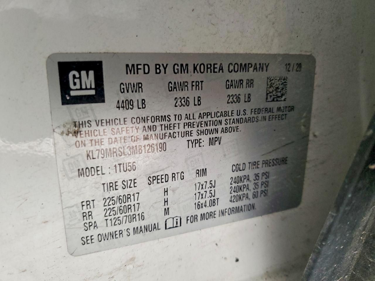 2021 Chevrolet Trailblazer lt