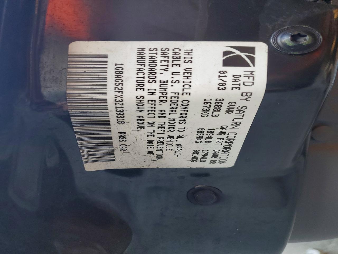 2003 Saturn Ion Level 1