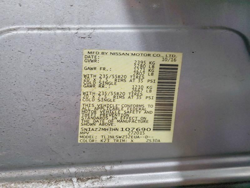 2017 Nissan Murano s