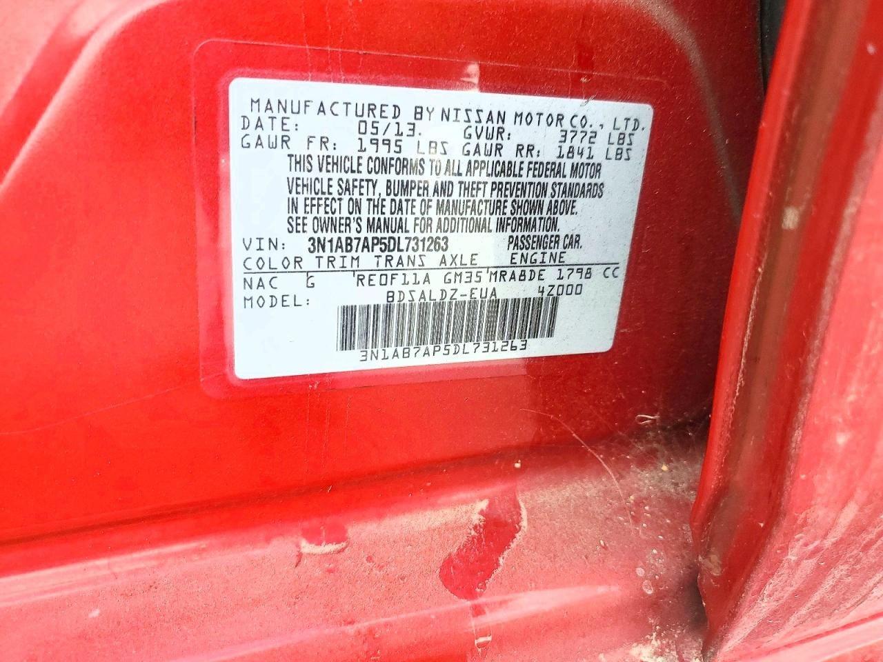 2013 Nissan Sentra s